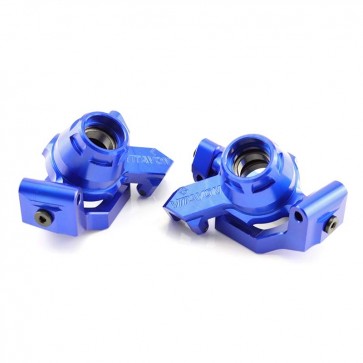 Vitavon Aluminum C-Hubs & Steering Knuckles, Fits Traxxas Maxx™ 1/10, BLUE