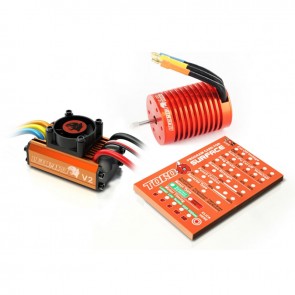 Leopard 1/10 Combo, 60A V2 ESC with Brushless Motor, Includes Program Card