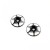 HobbyStar Wing Buttons, Black