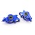 Vitavon Aluminum C-Hubs & Steering Knuckles, Fits Traxxas X-Maxx™, BLUE